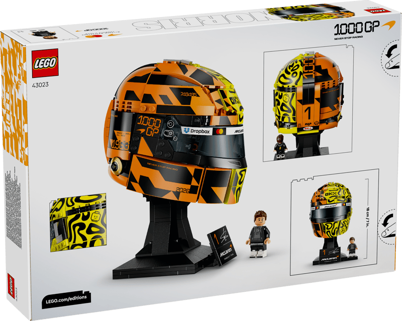 LEGO McLaren Mastercard F1® Team Lando Norris Helmet 43023
