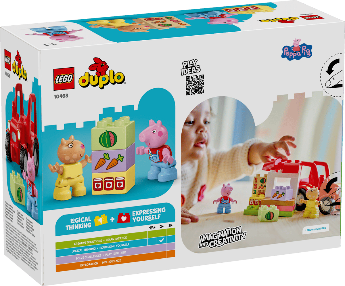 LEGO DUPLO Peppa Pig Tractor and Market Toy 10468