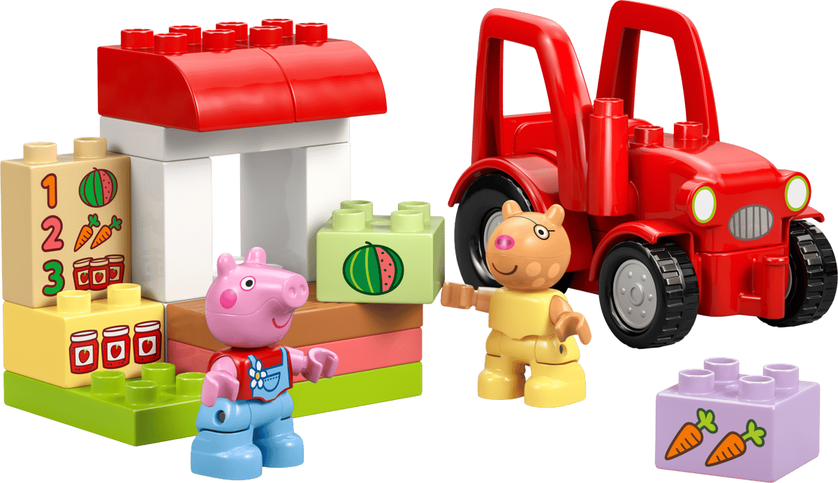 LEGO DUPLO Peppa Pig Tractor and Market Toy 10468