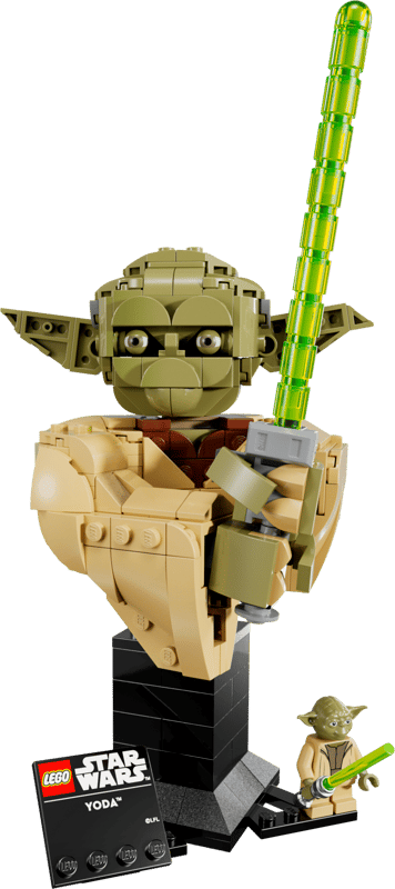 LEGO Star Wars Attack of the Clones™ Yoda™ Bust - Collectable Building Set for Adults - 75438