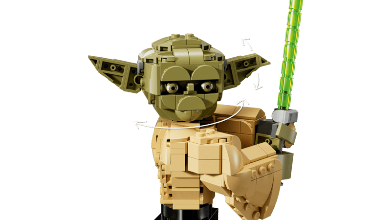 LEGO Star Wars Attack of the Clones™ Yoda™ Bust - Collectable Building Set for Adults - 75438