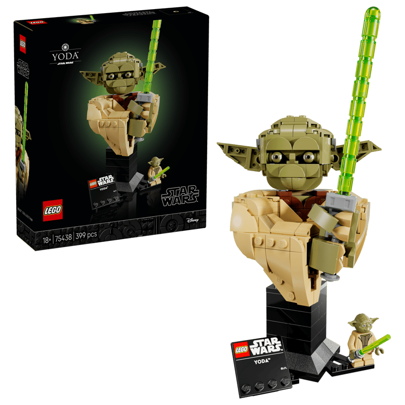 LEGO Star Wars Attack of the Clones™ Yoda™ Bust - Collectable Building Set for Adults - 75438
