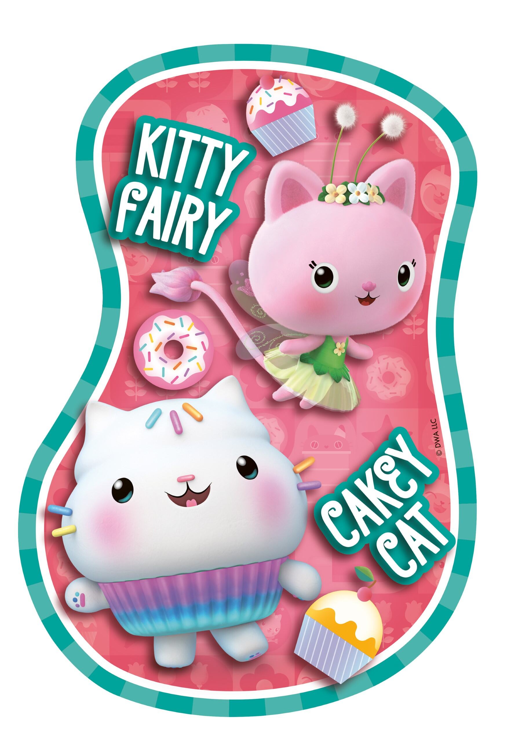 Gabby's Dollhouse, 4x Large Shaped Puzzles