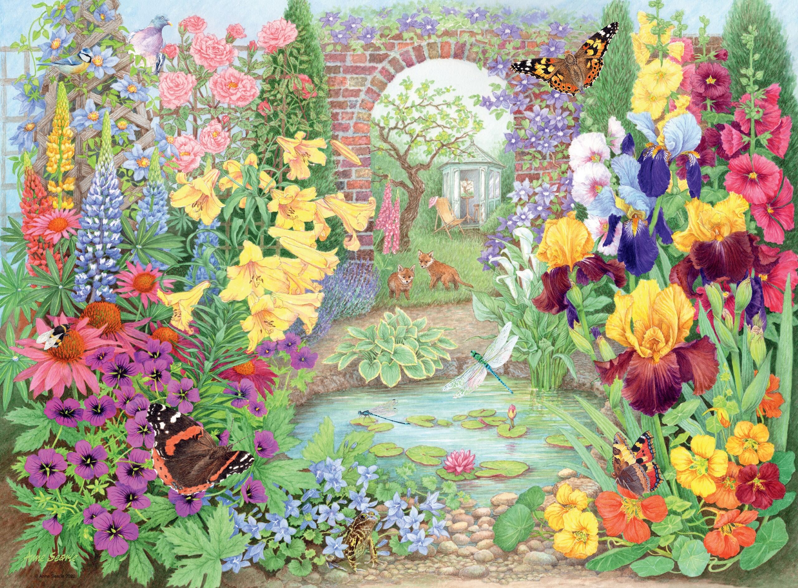 Happy Days No 4, Glorious Gardens 4x 500pc