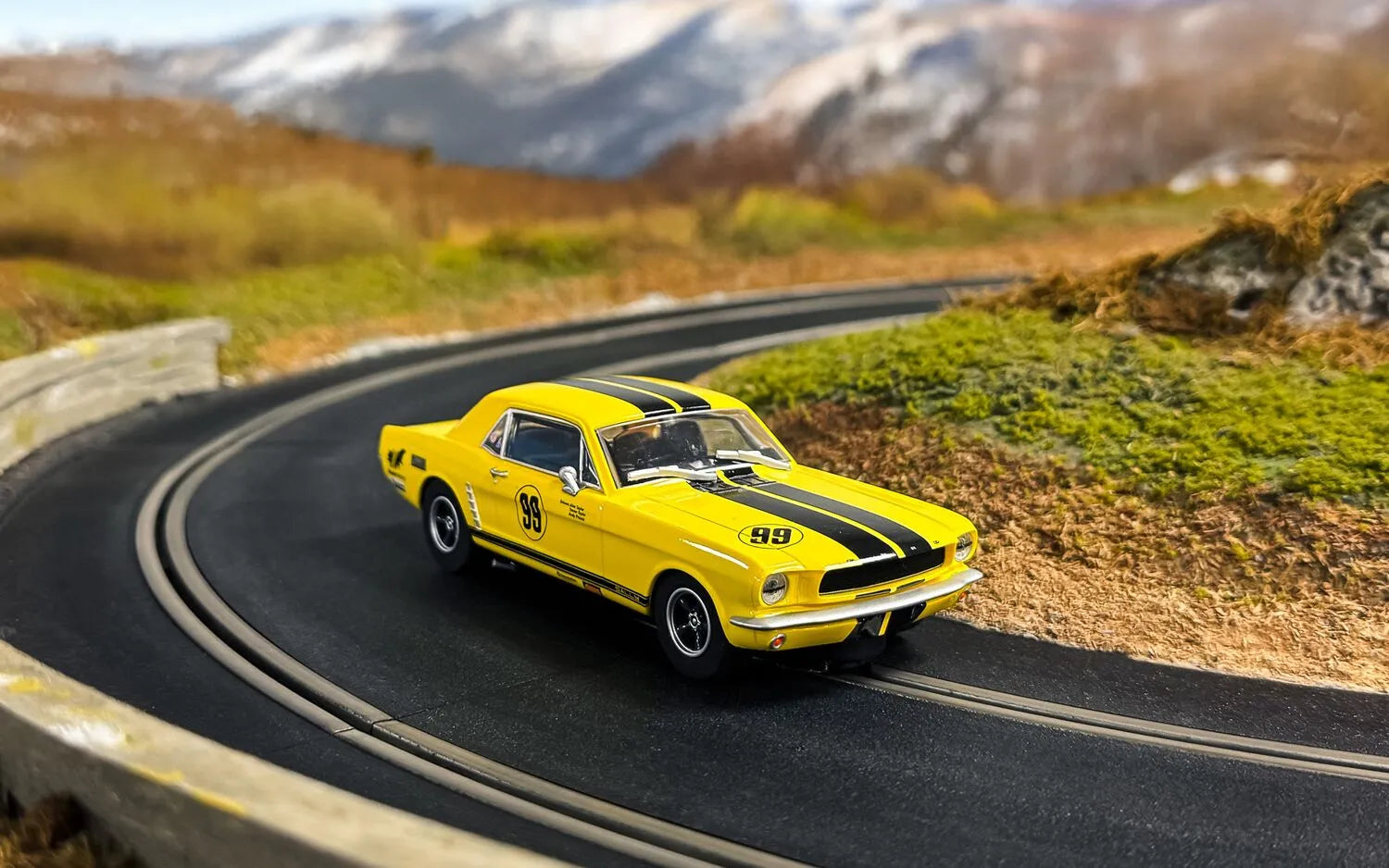 Scalextric Ford Mustang Rassler Racing Car