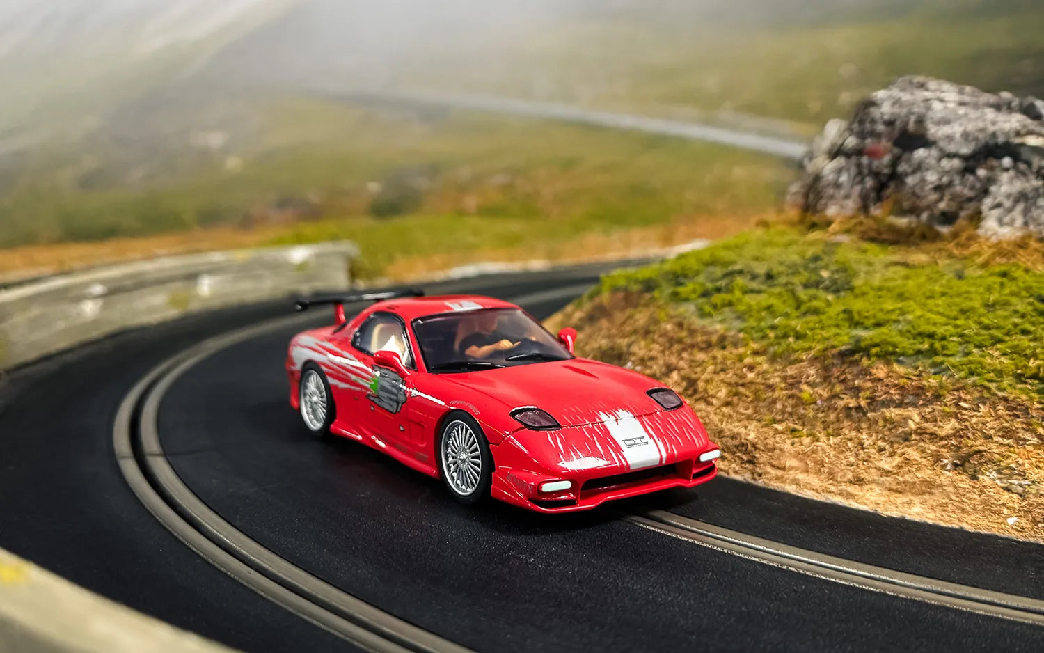Scalextric Fast and Furious Mazda RX7 Dom Toretto Car