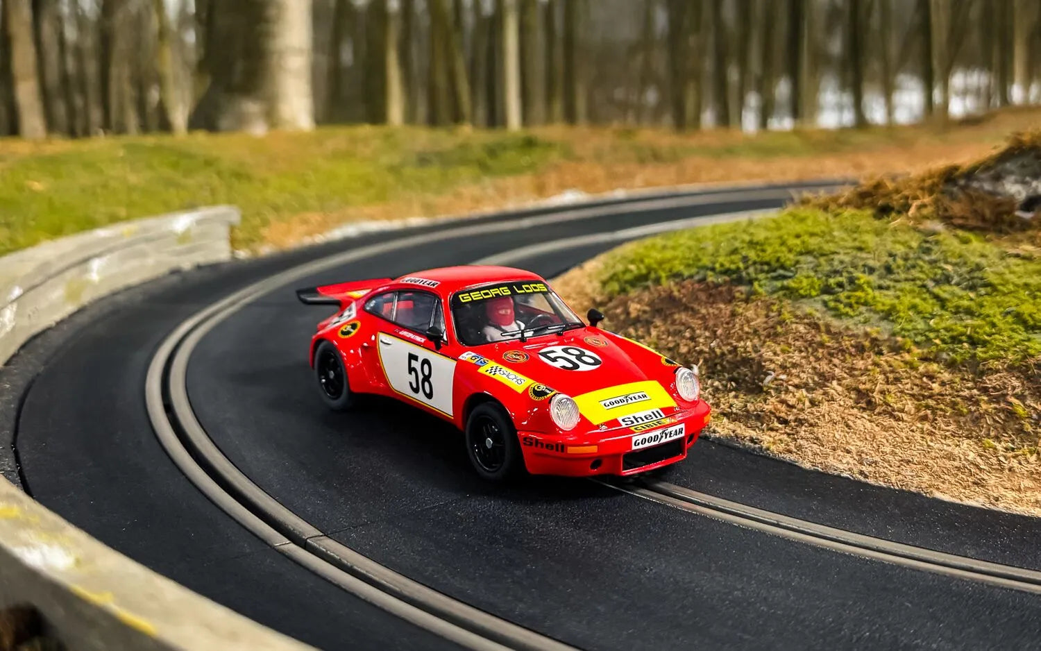 Scalextric Porsche 911 3.0 RSR Georg Loos Racing Le Mans Car