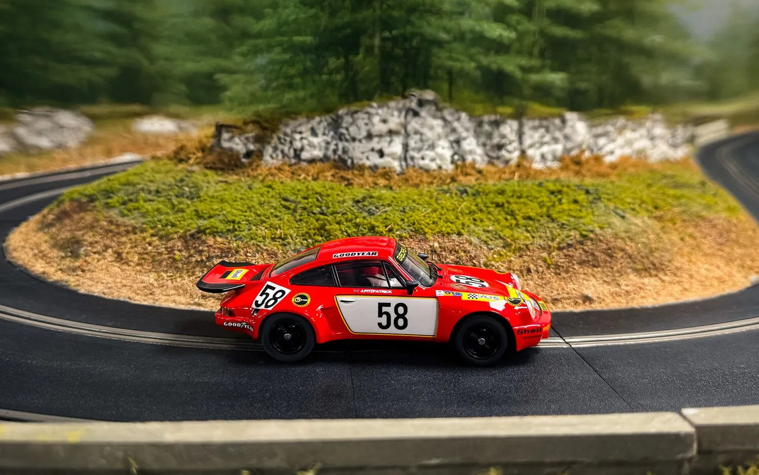 Scalextric Porsche 911 3.0 RSR Georg Loos Racing Le Mans Car