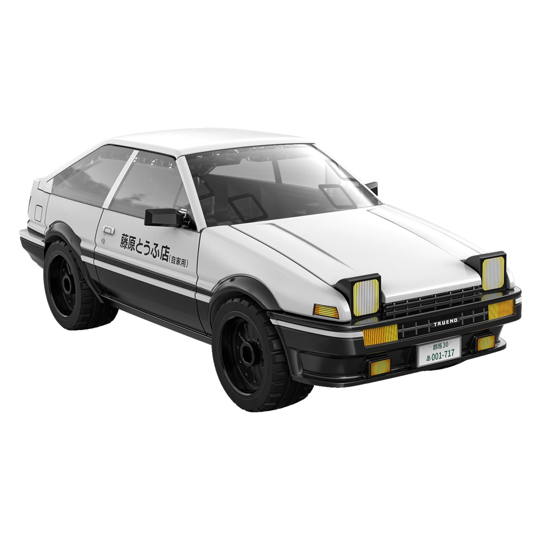 CaDA Toyota Trueno AE86 Building Set 72 Pieces 1:35 Scale