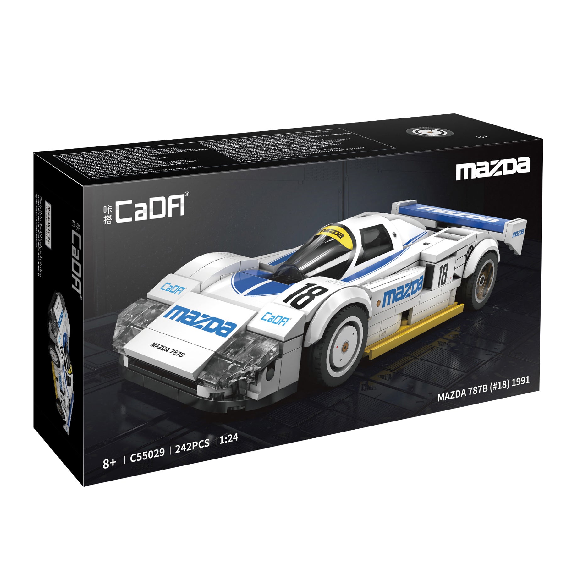 CaDA 1:24 Mazda 787B Brick Kit 242 pcs