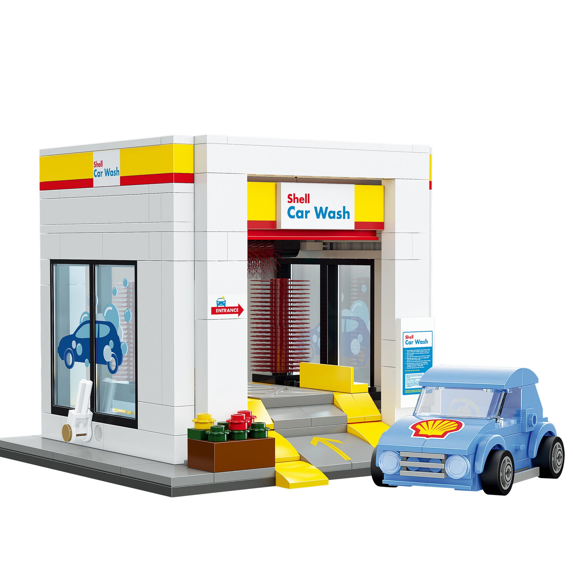 CaDA Shell Car Wash Brick Kit 294 pcs