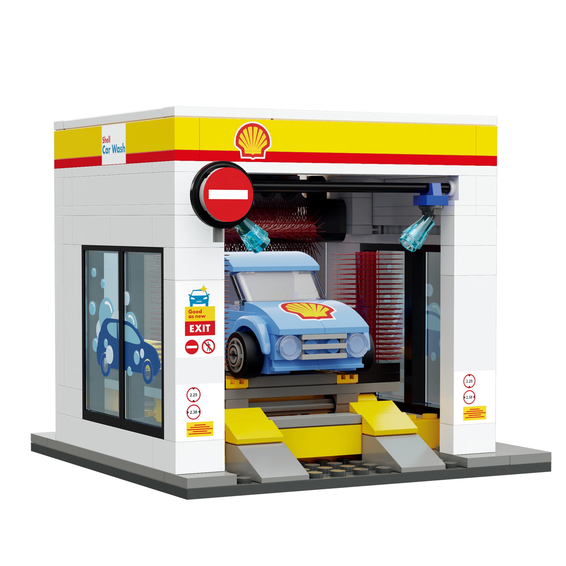 CaDA Shell Car Wash Brick Kit 294 pcs