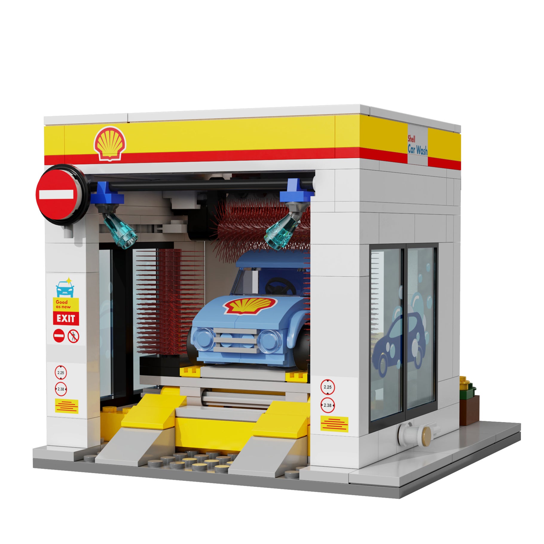 CaDA Shell Car Wash Brick Kit 294 pcs