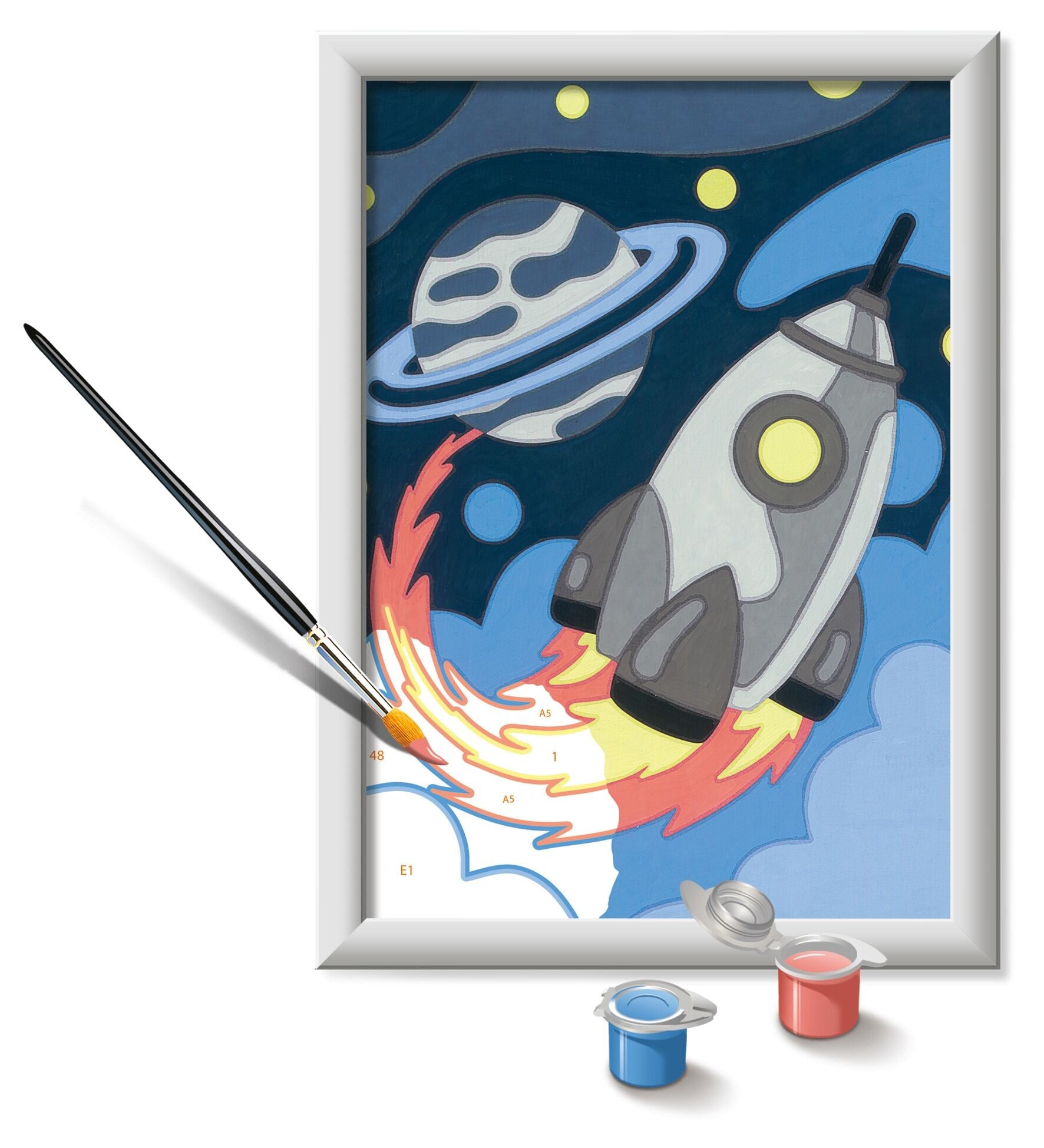 CreArt Paint by Numbers - Space Explorers