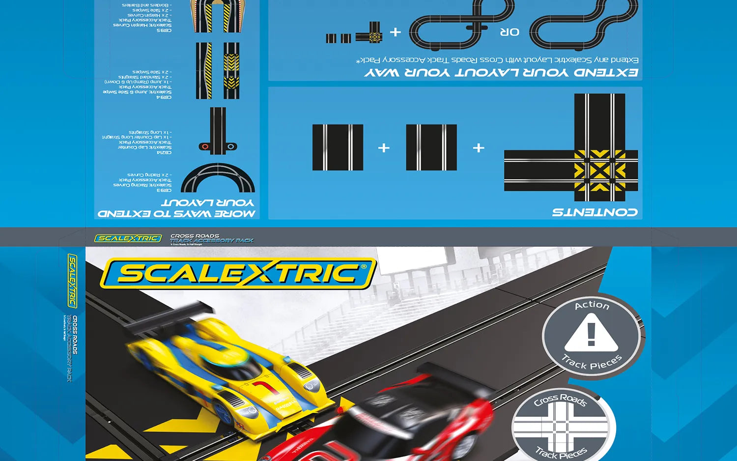 Scalextric Cross Roads Track Accessory Pack