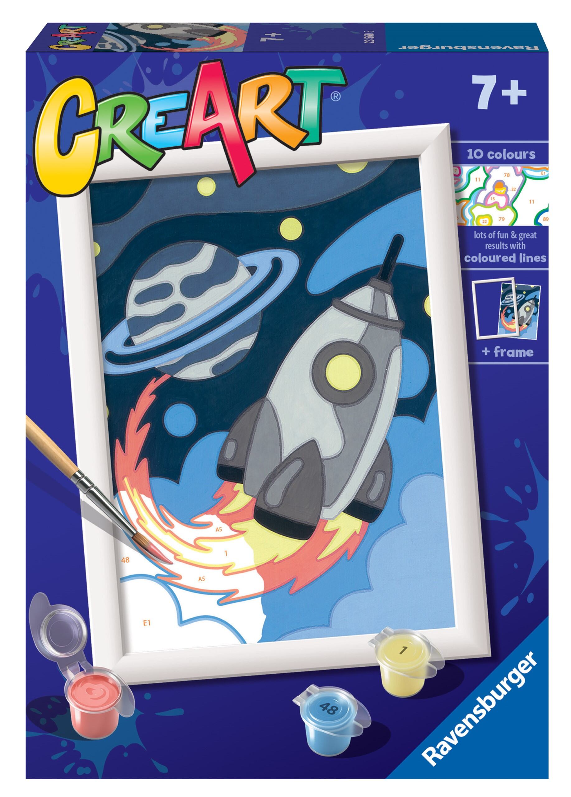 CreArt Paint by Numbers - Space Explorers