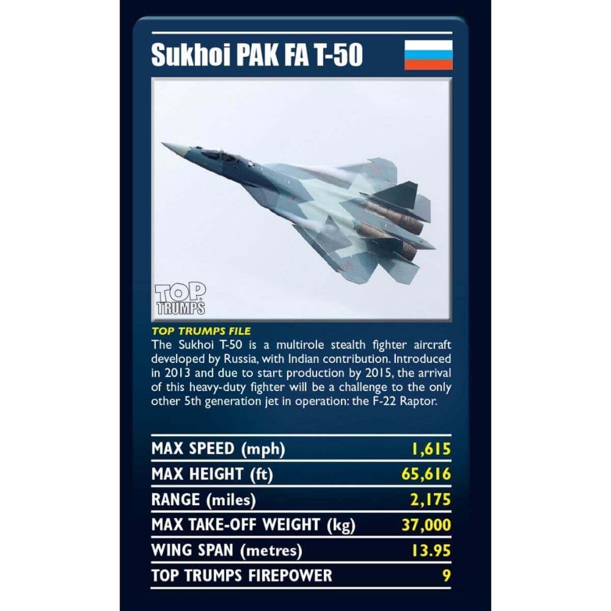 Top Trumps Ultimate Military Jets