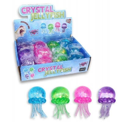 Crystal Sugar Maltose Jelly fish Slow Release 9.5cm Fidget Toy Asst