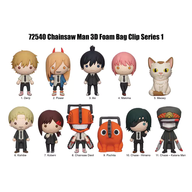 Chainsaw Man Blind Bag Clips Series 1