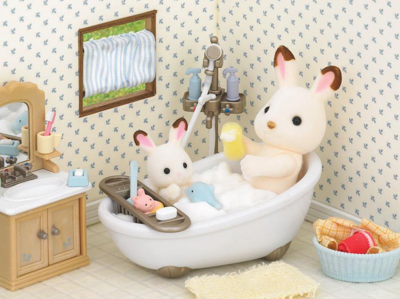 Sylvanian Families Country Bathroom Set