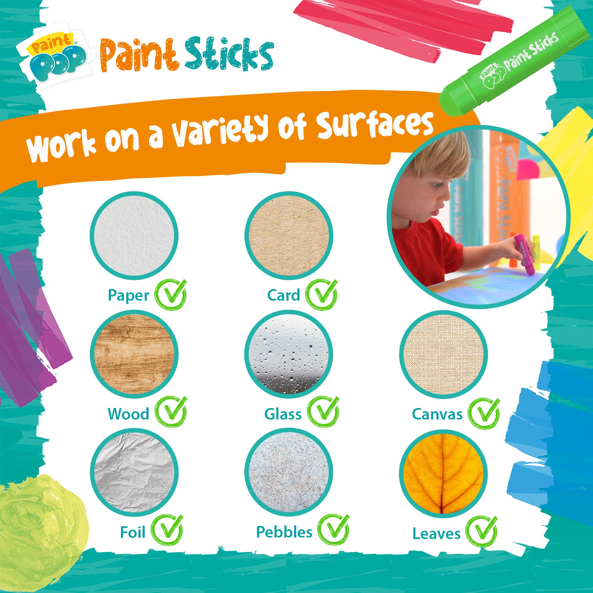 Paint Pop Giant Storage Tube