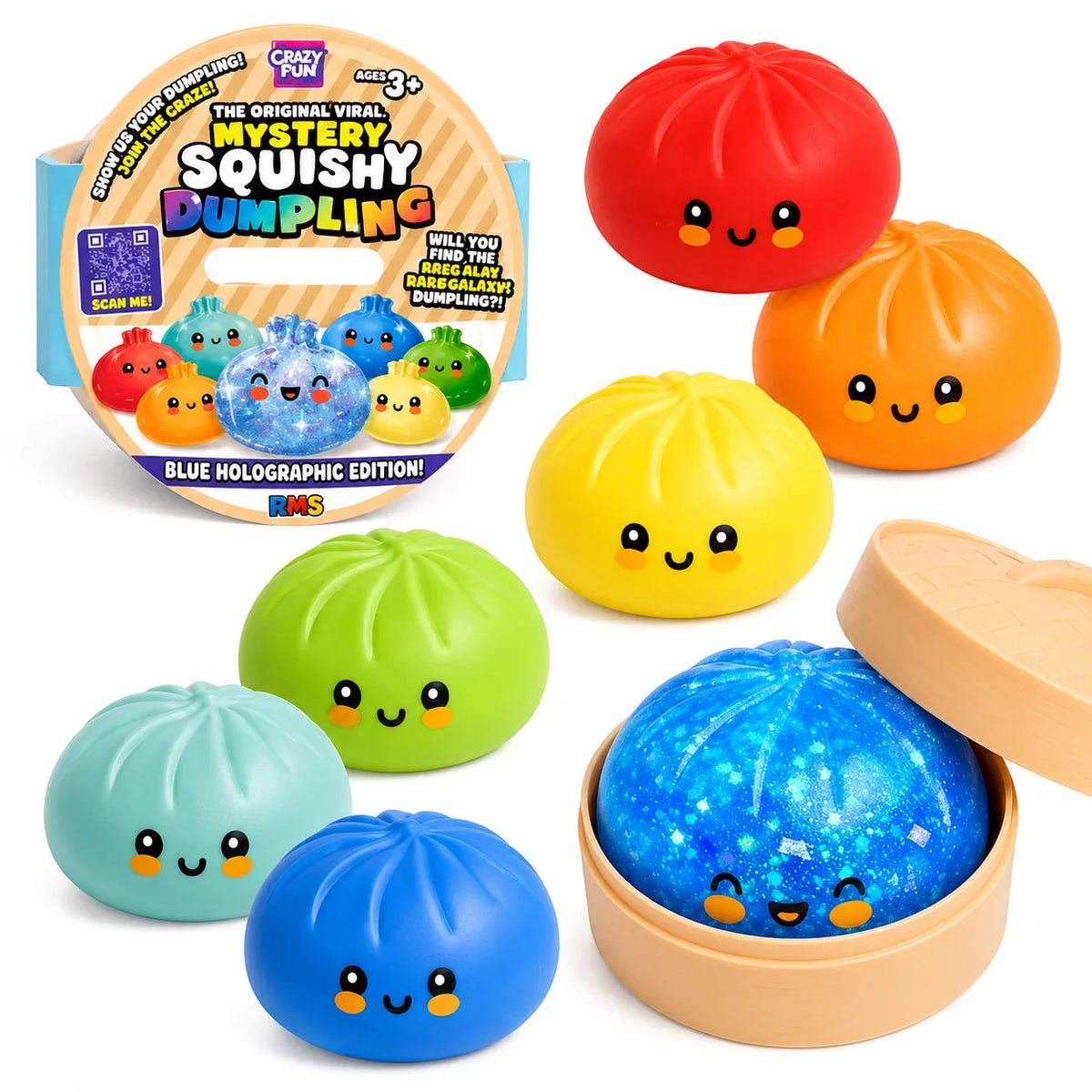 RMS Crazy Fun Mystery Dumpling Blue Holographic Edition