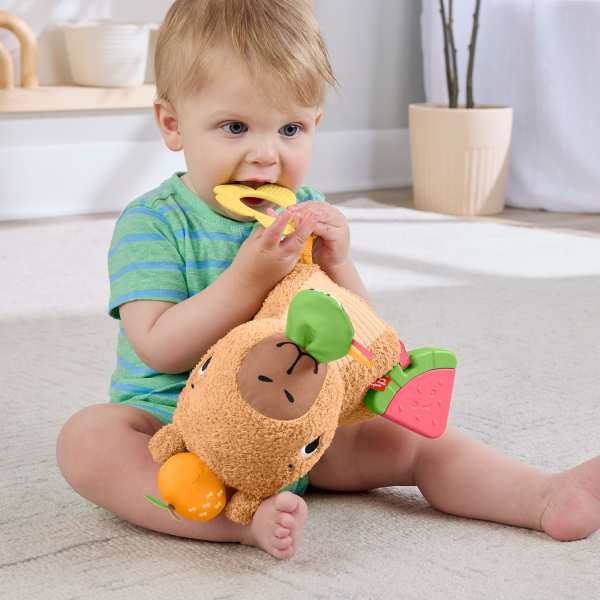 Fisher Price Sensimals Snuggly Snacky Capy