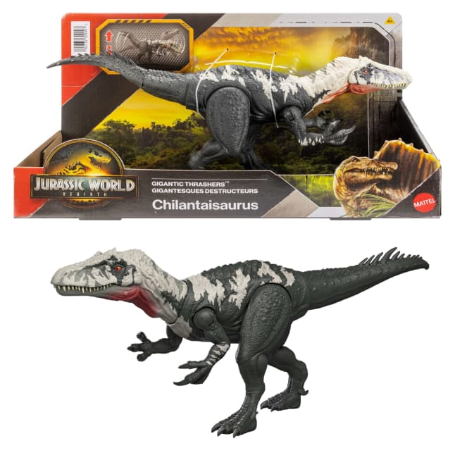 Jurrasic World Rebirth Gigantic Thrashers Chilantalsaurus