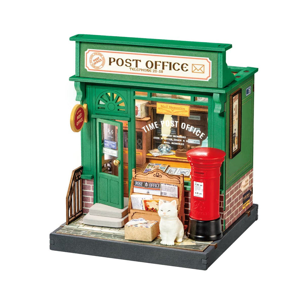 Rolife Century Post Office DIY Miniature House Kit
