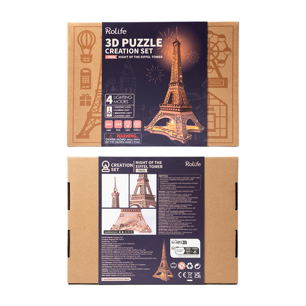 Eiffel Tower with Light