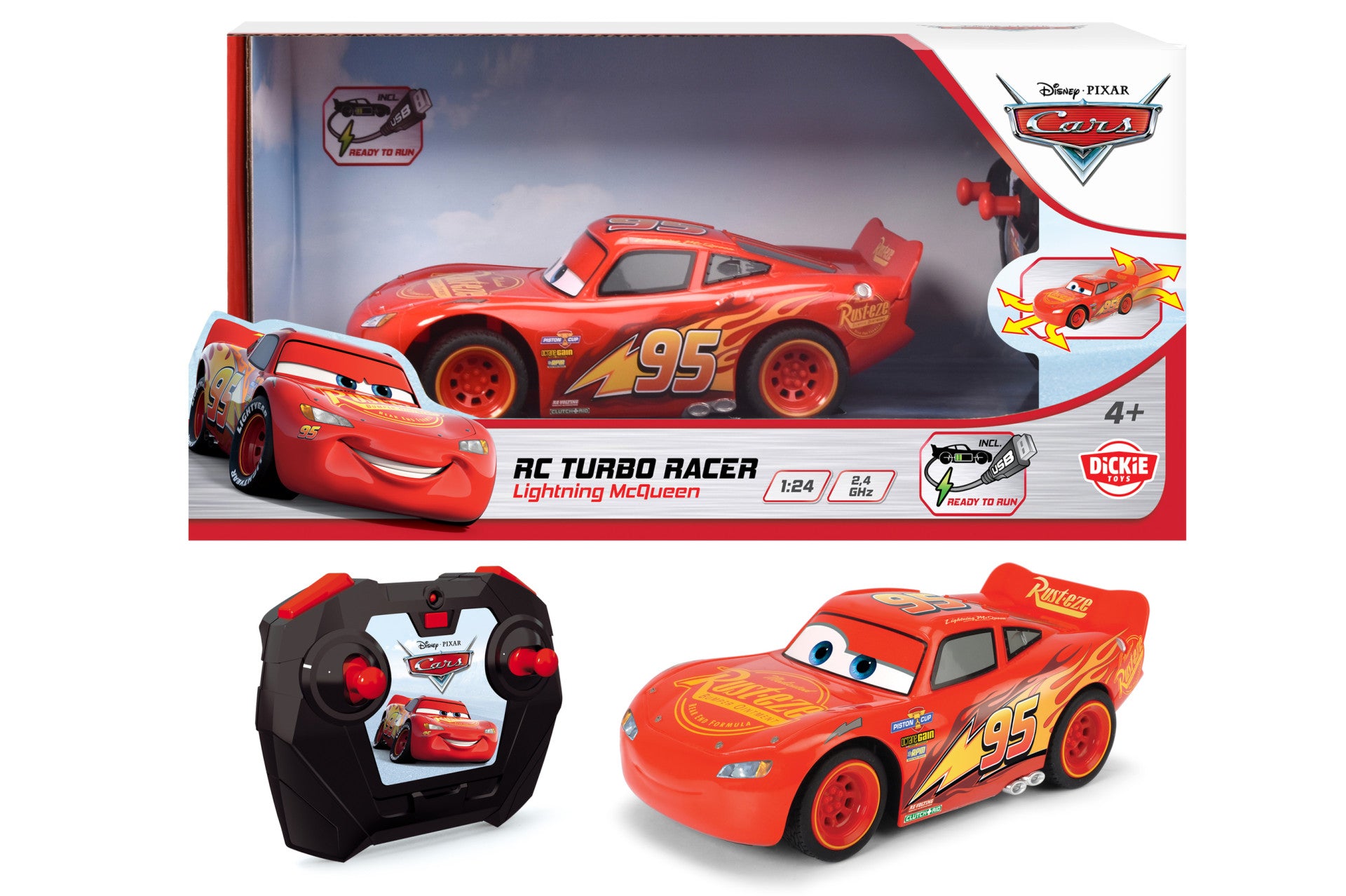 Rc Cars 3 Turbo Racer Lightning Mcqueen