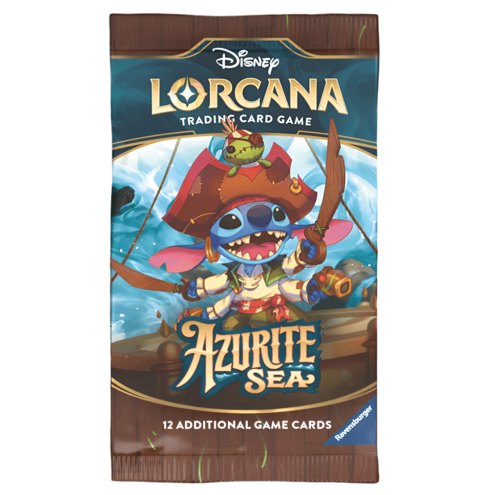 Disney Lorcana Azurite Sea Booster Pack Set 6