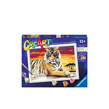 CreArt - Paint by Numbers Majestic Tiger