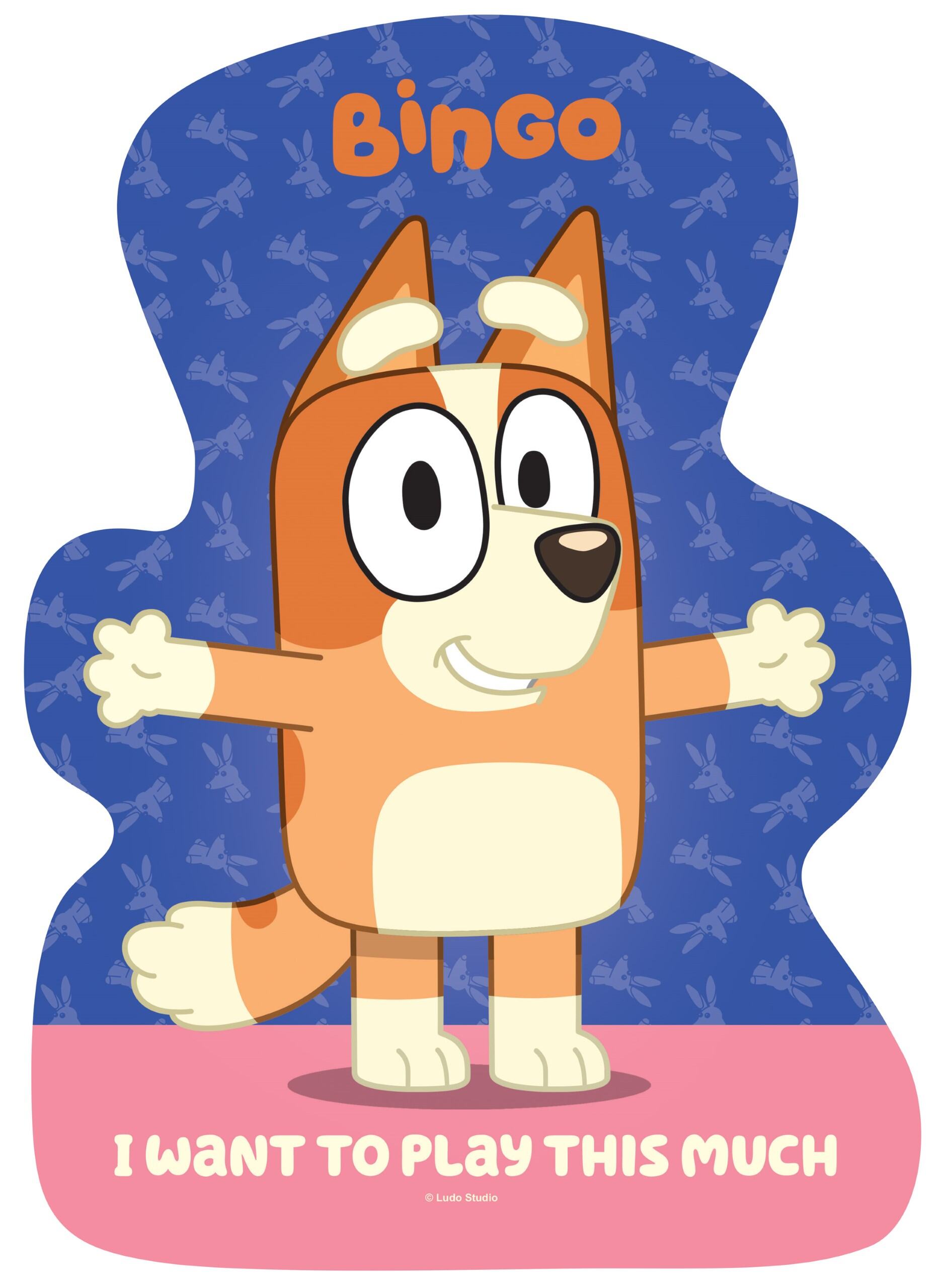 Bluey, 4x Large Shaped Puzzles