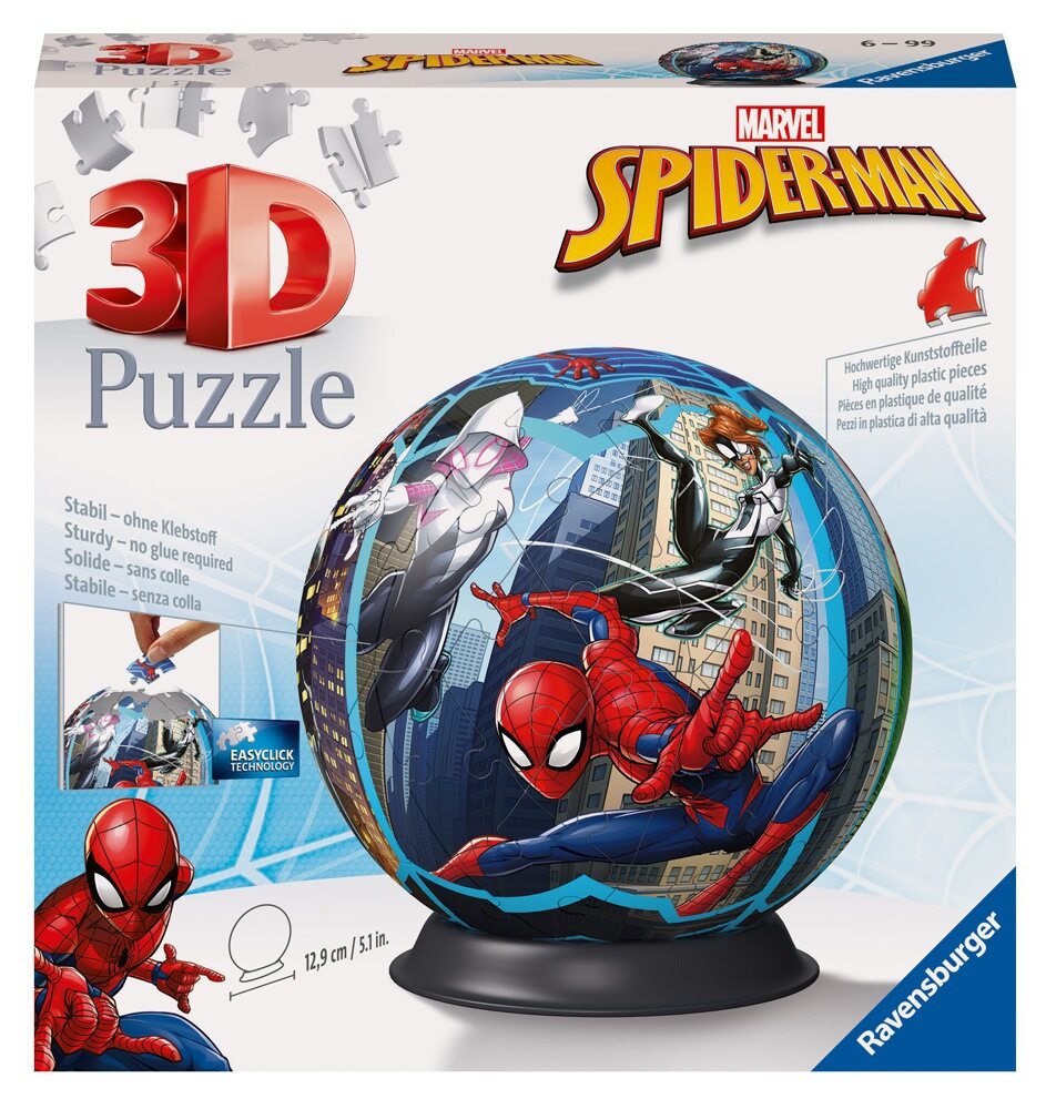 Spider-Man 3D Puzzle Ball, 72pc