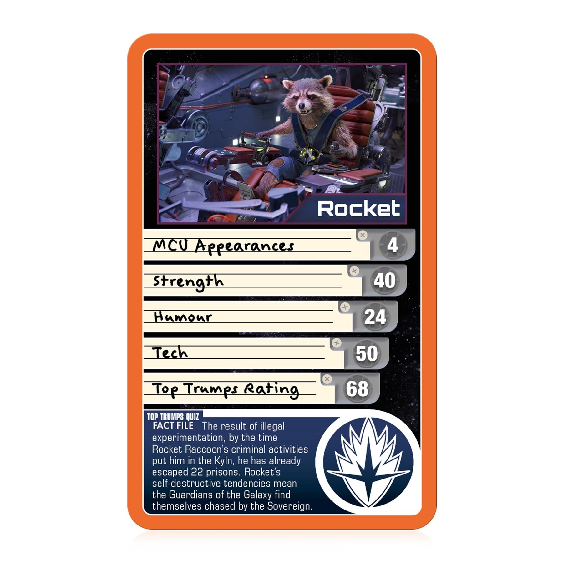 Top Trumps Guardians of the Galaxy Specials