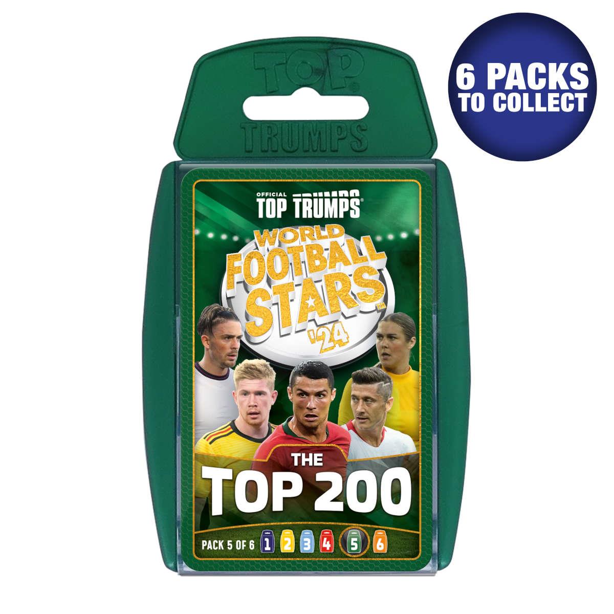 World Football Stars Top 200 Top Trumps Pack 5