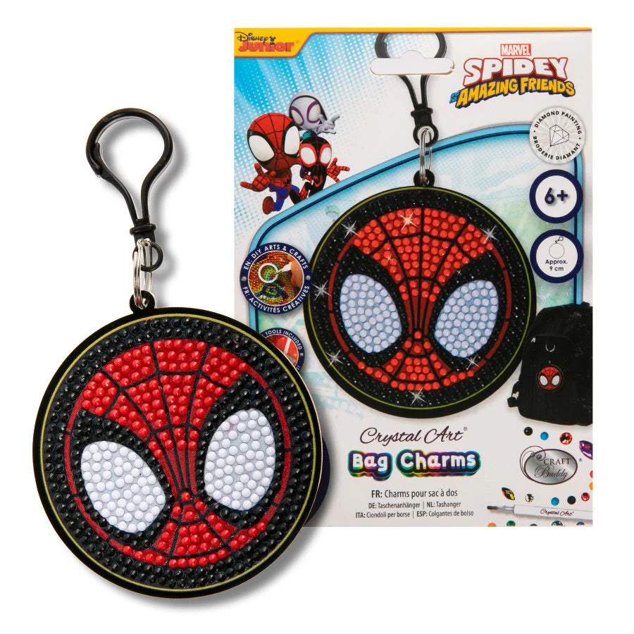 Spider-Man, Crystal Art Bag Charm