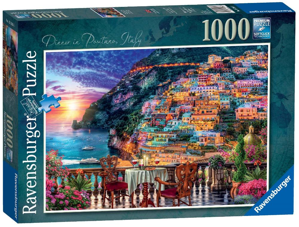 Dinner in Positano, 1000pc