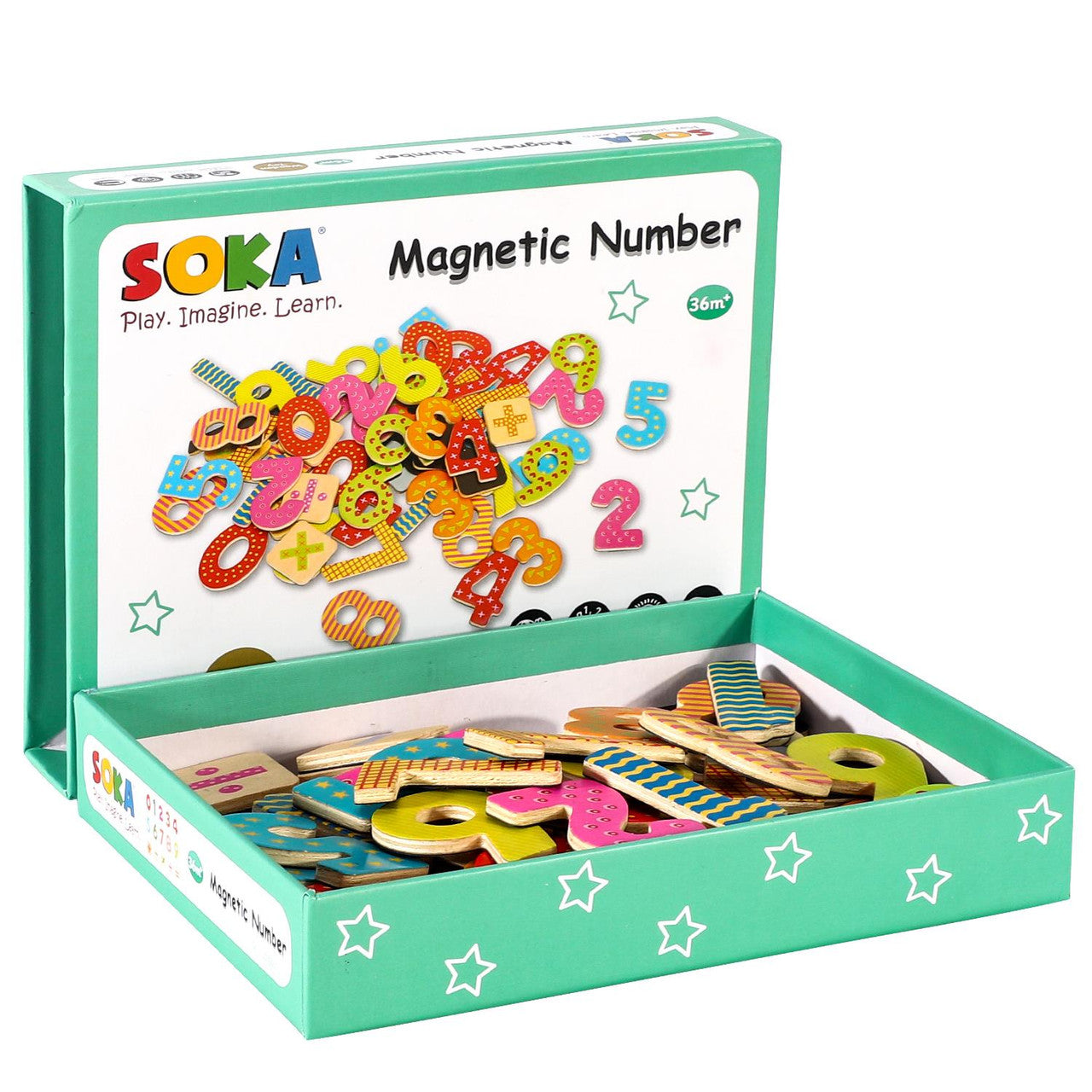 Soka Magnetic Number 60 Pcs