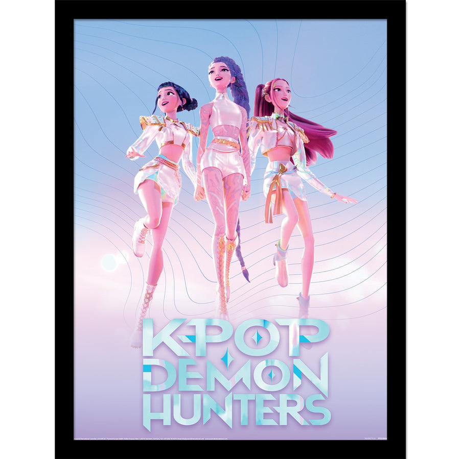K-Pop Demon Hunters (Trio) Framed Print