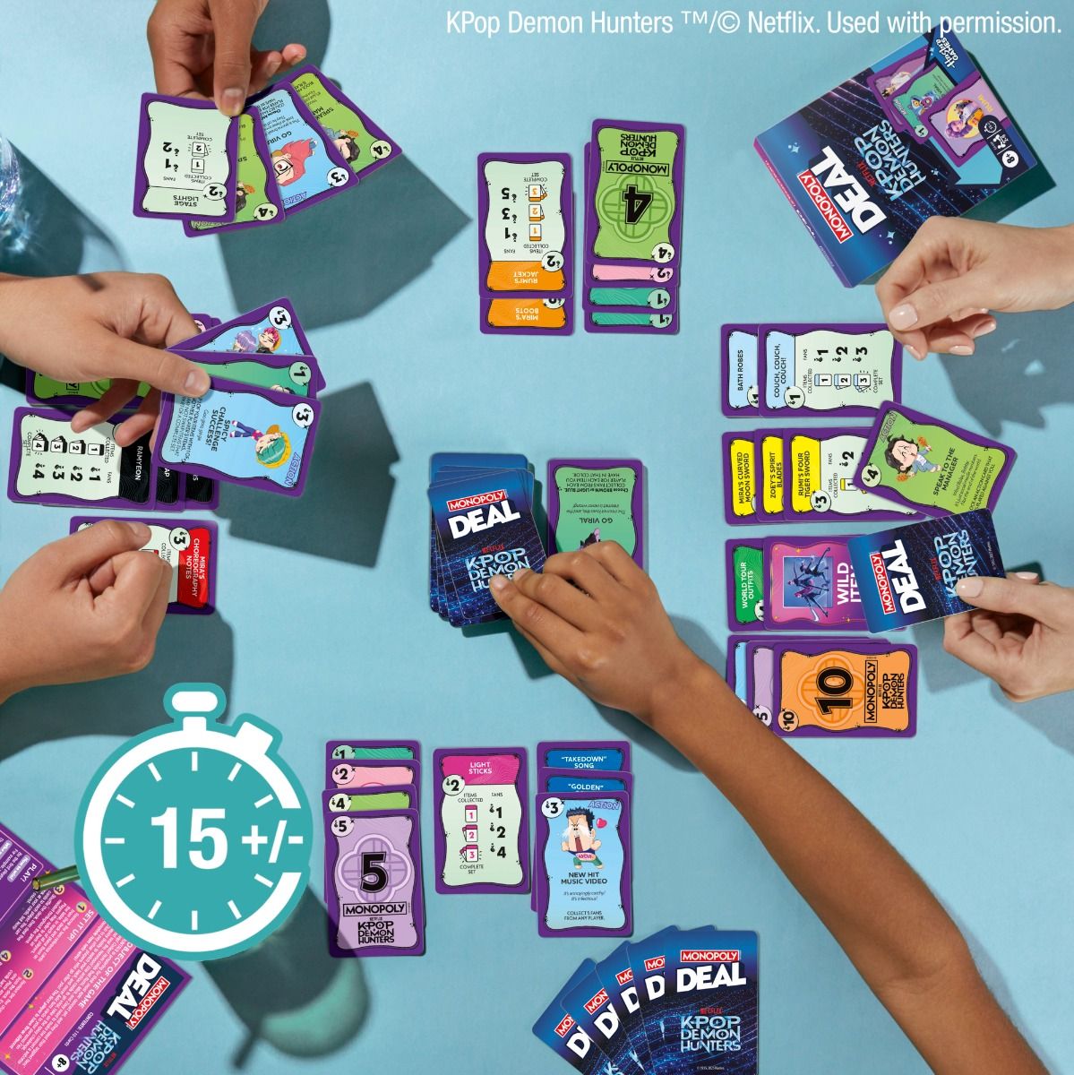 Monopoly Deal K-Pop Demon Hunters