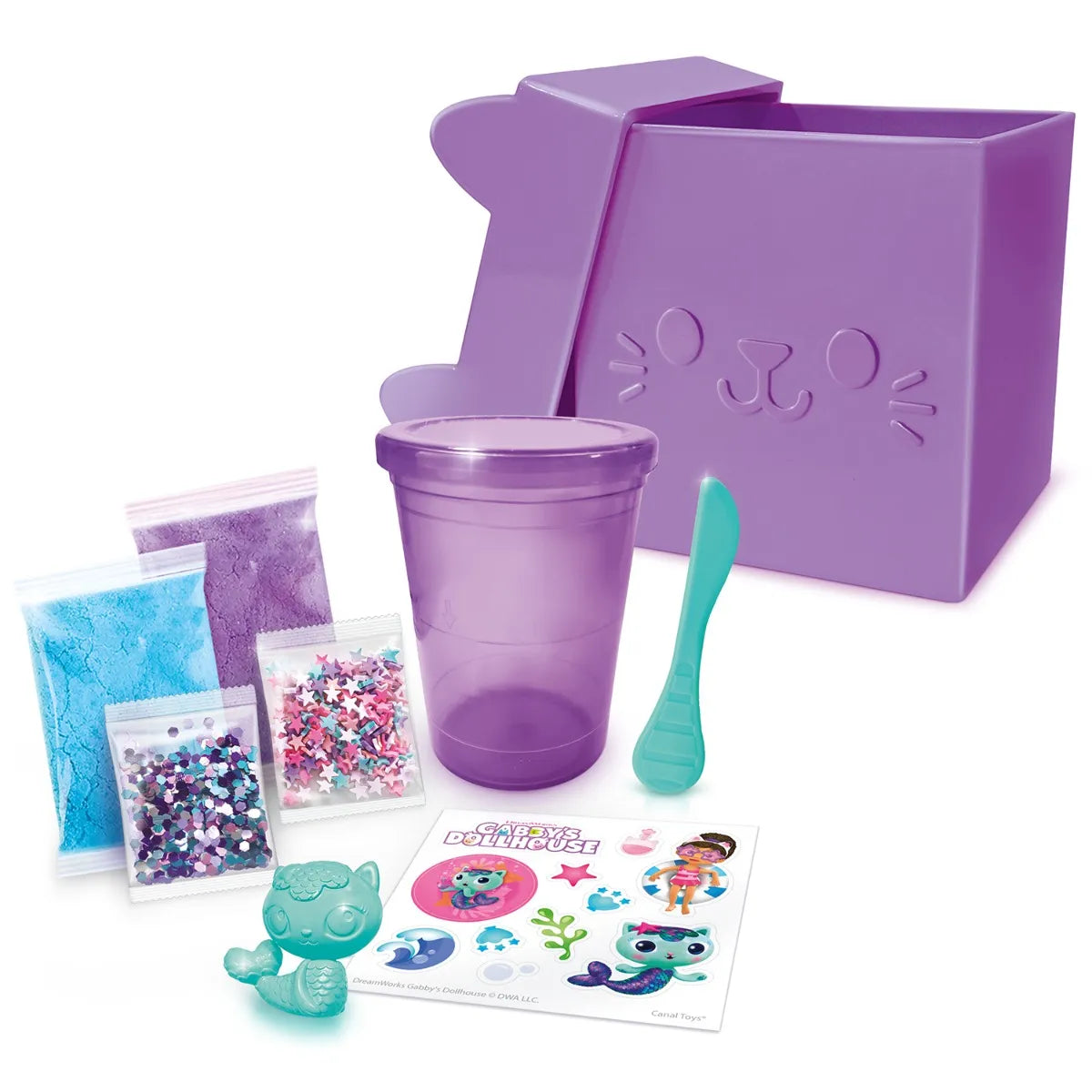 Gabby's Dollhouse Mystery Cat Box Slime