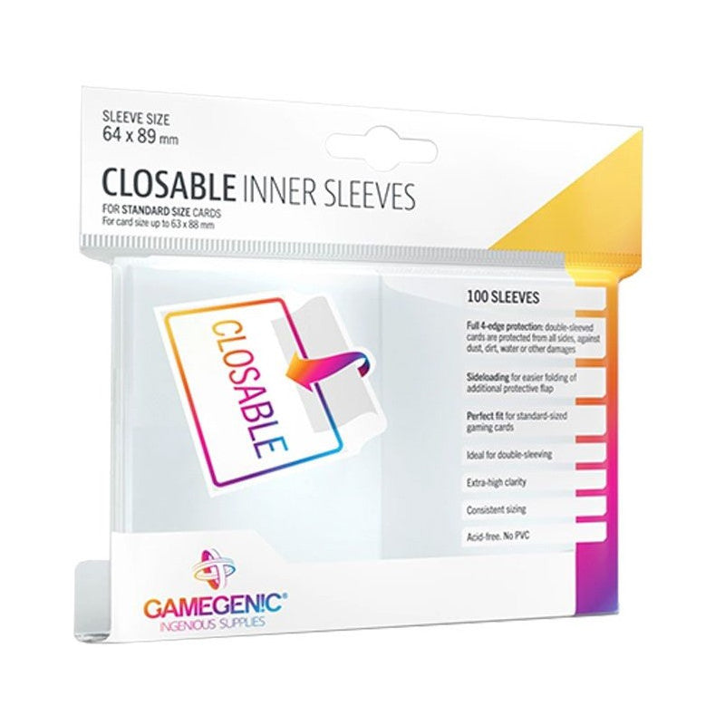 Gamegenic Closable Inner Sleeves