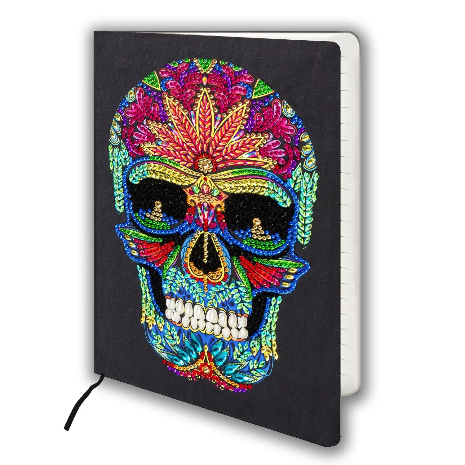 Skull, Crystal Art Notebook