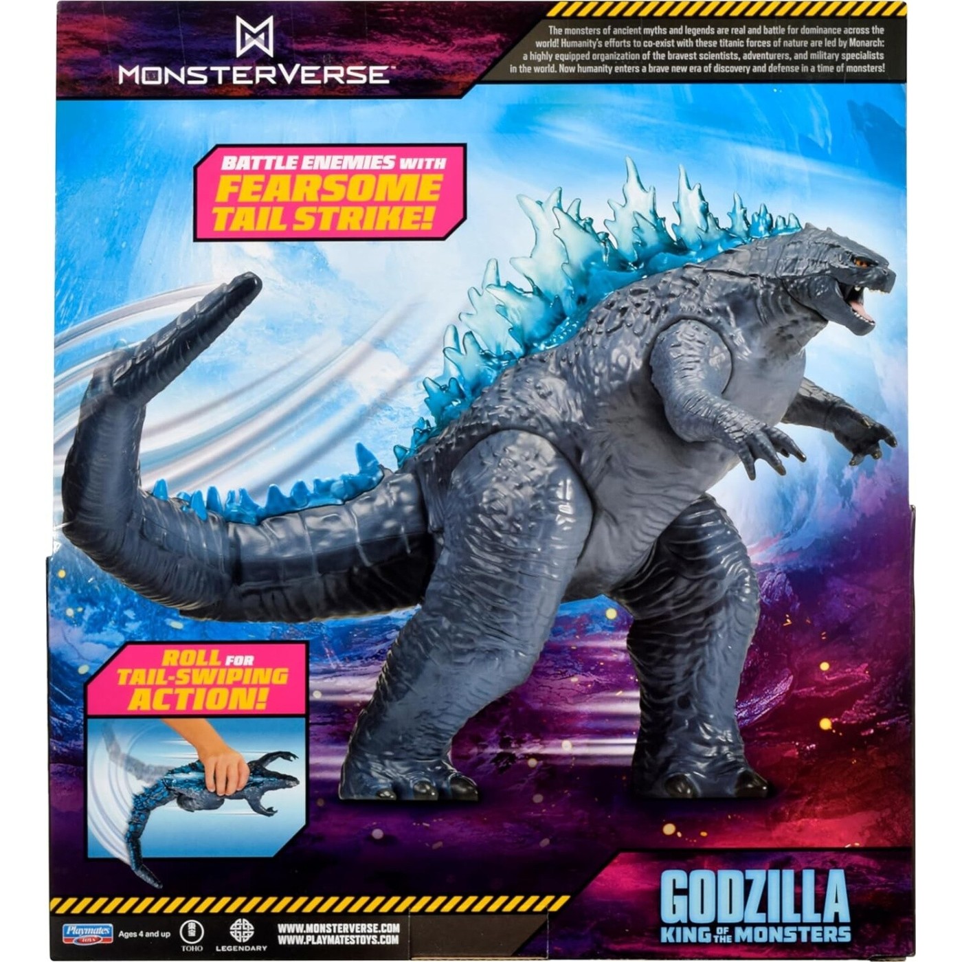 Monsterverse 11 inch Giant Godzilla Roll & Battle Tail Attack