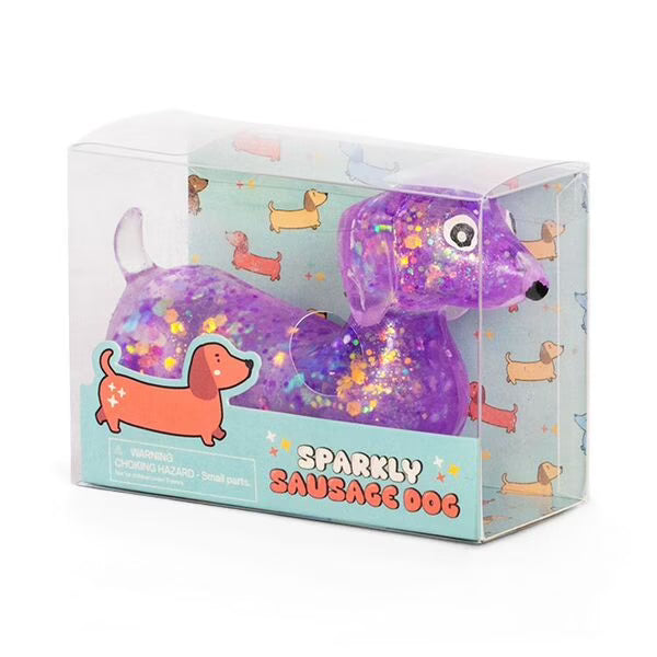 Keycraft Sparkly Sugar Maltose Squishy Sausage Dog