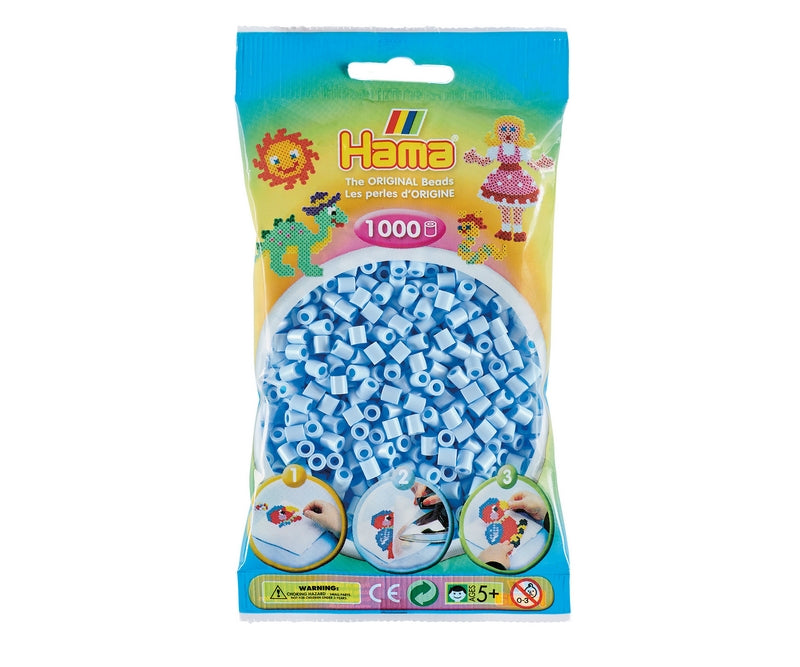 Pastel Ice Blue Hama Beads