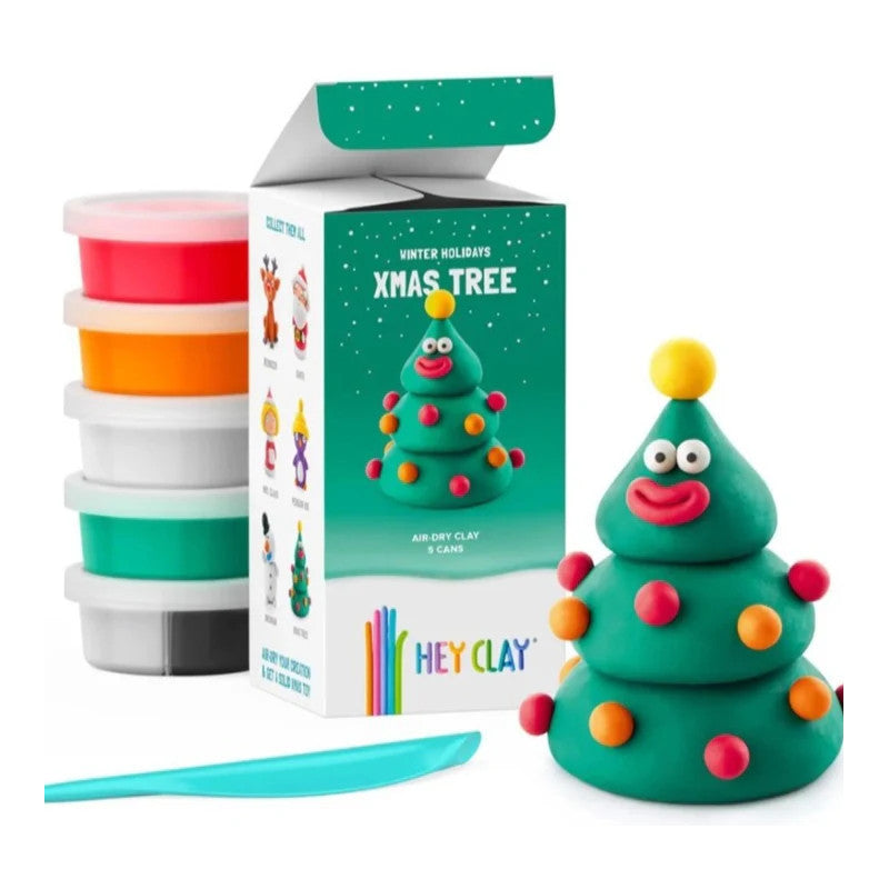 Hey Clay Winter Holiday Xmas Tree