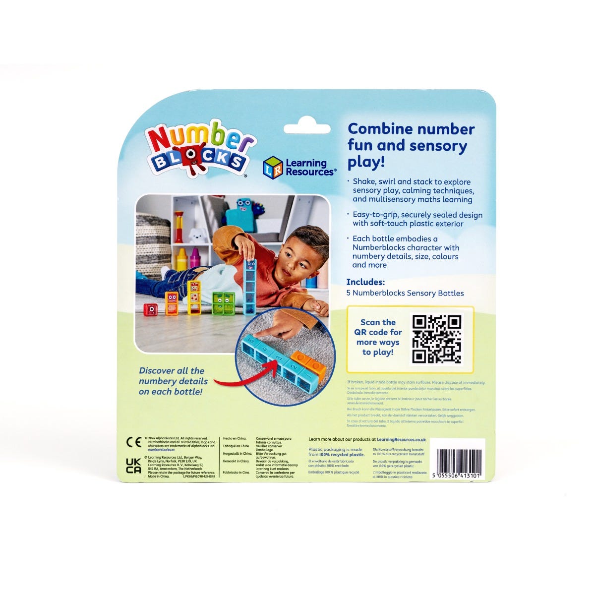 Numberblocks 1-5 Sensory Bottles